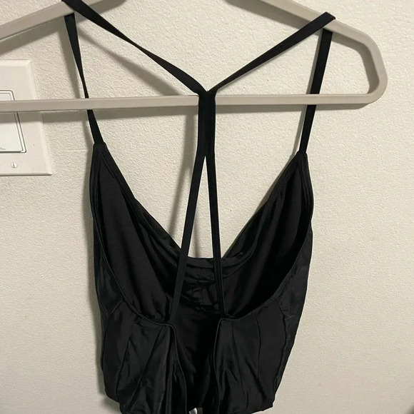 J. Crew one piece black swimsuit size 14 - Picture 3 of 6